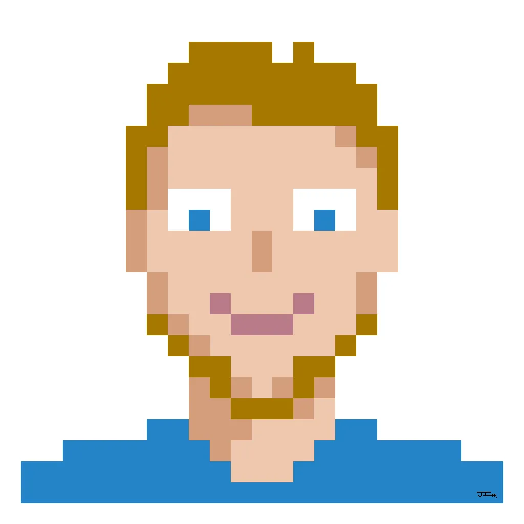 Autorretrato pixel art