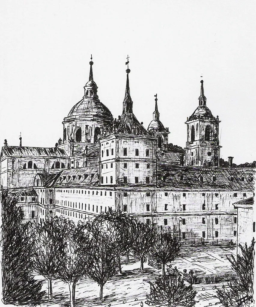 Monasterio de San Lorenzo del Escorial desde Florida