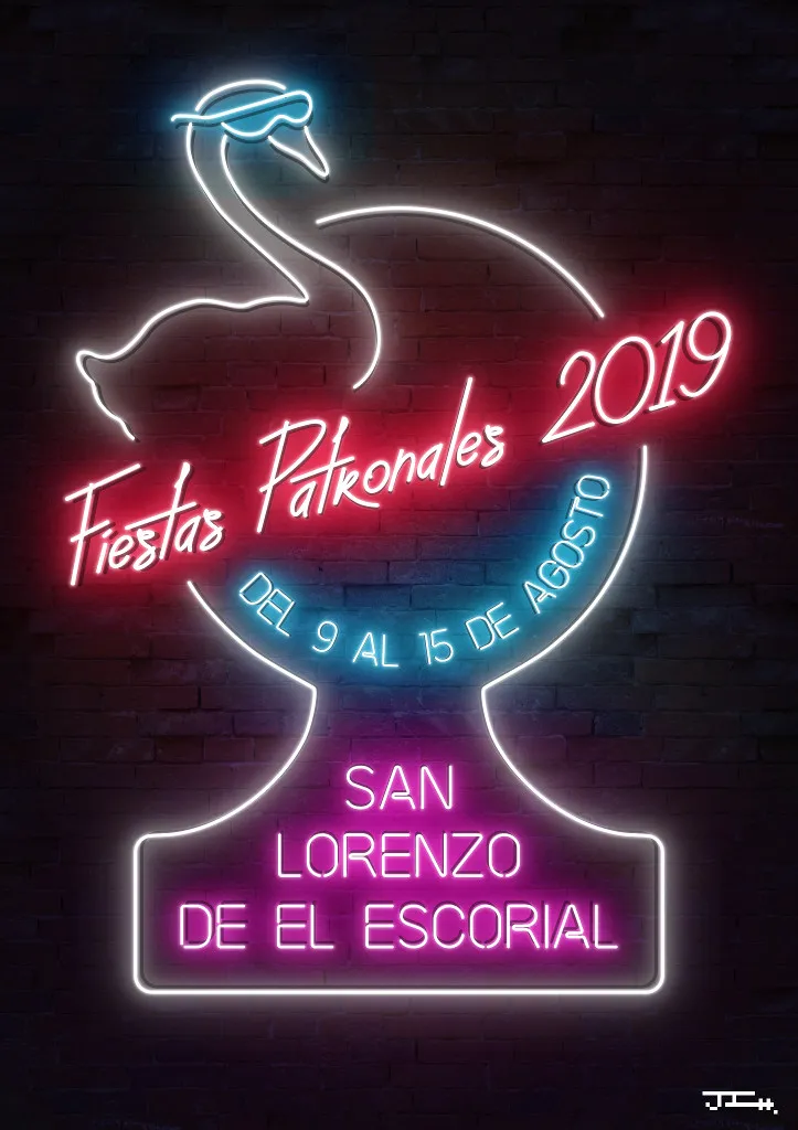 Propuesta de cartel para las fiestas de San Lorenzo del Escorial 2019