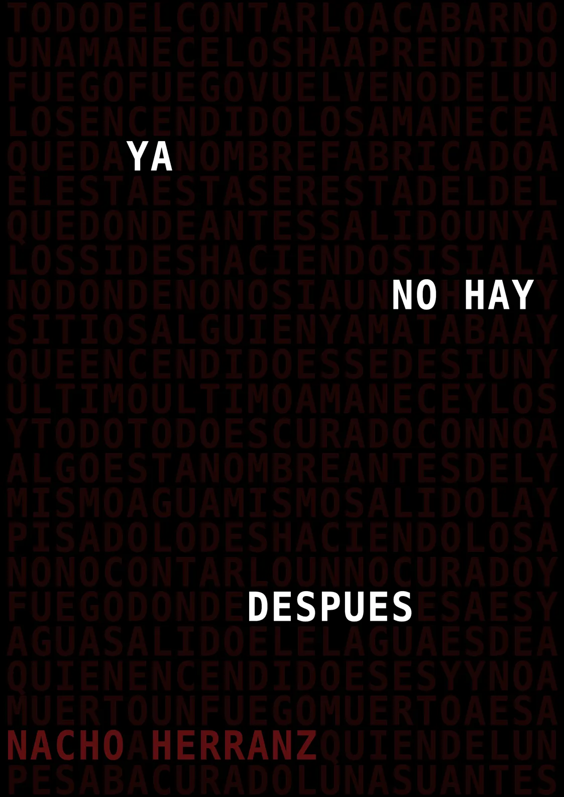 YA NO HAY DESPUÉS