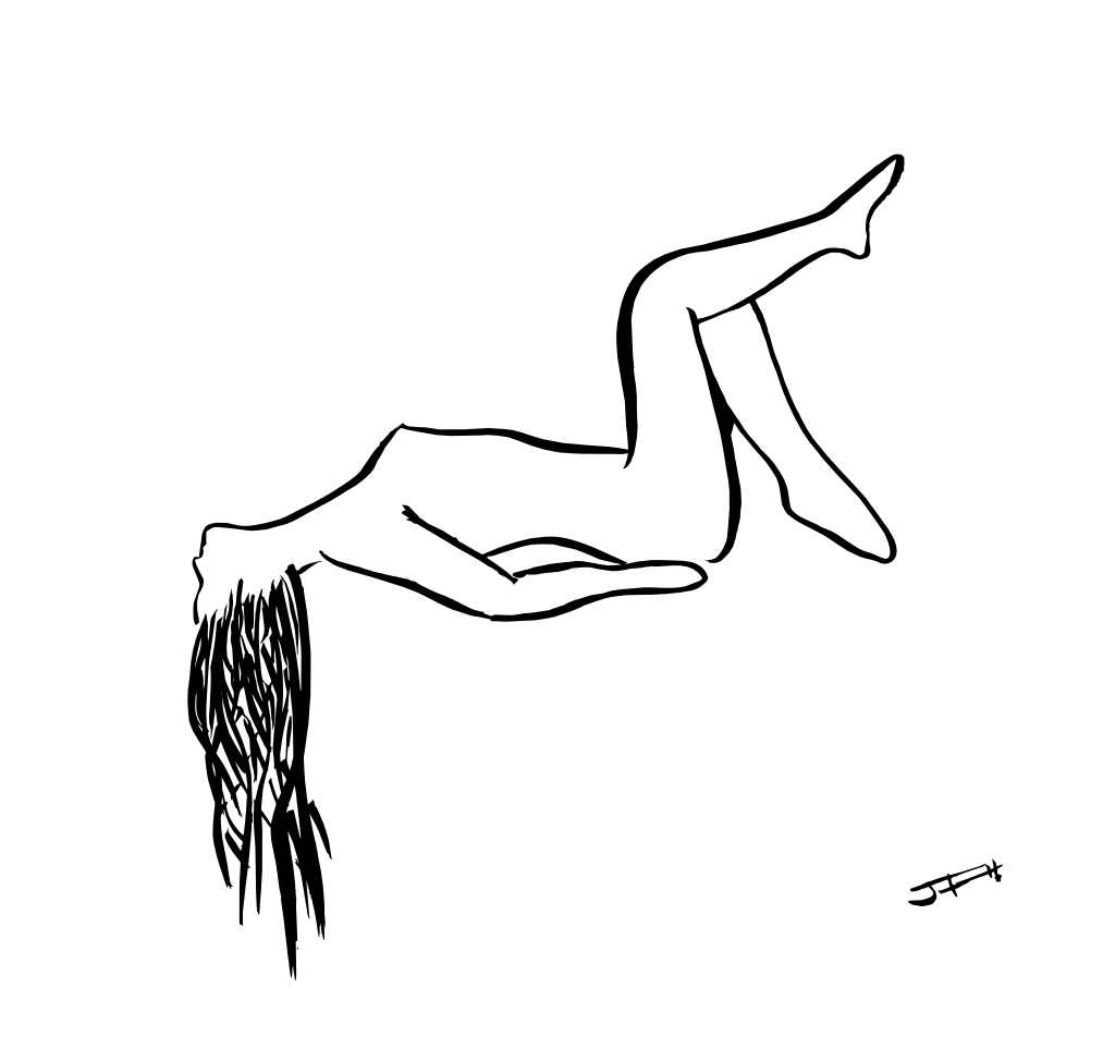 Chica Tumbada Boca Arriba