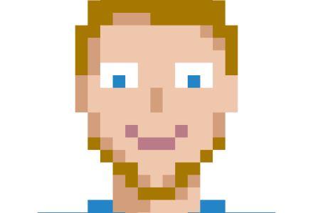 Autorretrato pixel art